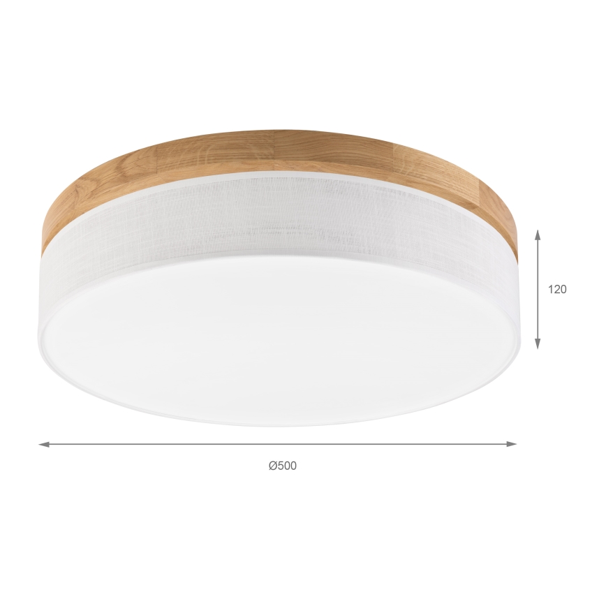 Brilagi - LED Luminária de teto BELLADONNA LED/36W/230V diâmetro 50 cm branco/embaçador