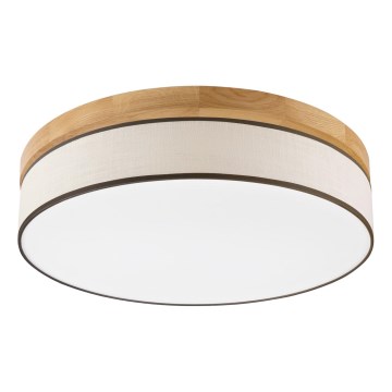 Brilagi - LED Luminária de teto BELLADONNA LED/36W/230V Ø 50 cm creme/ Carvalho
