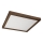 Brilagi - LED Luminária de teto para banheiro WOODY FRAME LED/40W/230V 60x60 cm IP44 nozes