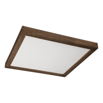 Brilagi - LED Luminária de Teto para Banheiro WOODY FRAME LED/50W/230V 60x60 cm IP44 noz