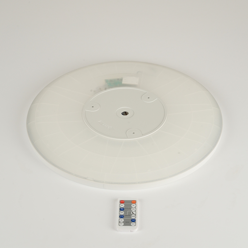 Brilagi - Luminária LED Regulável com sensor de movimento e crepúsculo ULTRA SLIM LED/24W/230V diâmetro 42 cm + controlo remoto