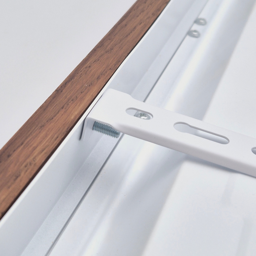 Brilagi - LED Luminária de tecto para casa de banho WOODY FRAME LED/40W/230V 120x30 cm IP44 cereja