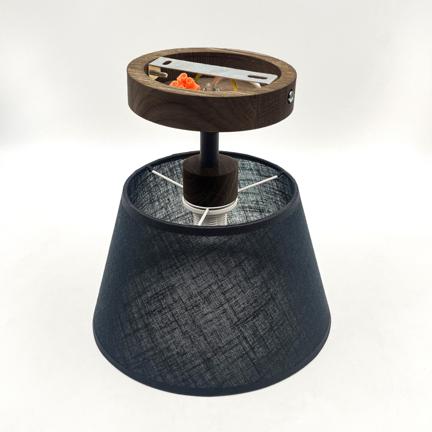 Brilagi - LED Plafonier ANTHONY 1xE14/60W/230V carvalho nogueira/preto