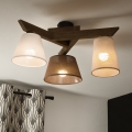 Brilagi - LED Plafonier ANTHONY 3xE14/40W/230V carvalho nogueira