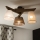 Brilagi - LED Plafonier ANTHONY 3xE14/40W/230V carvalho nogueira