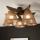 Brilagi - LED Plafonier ANTHONY 5xE14/40W/230V carvalho nogueira/marrom