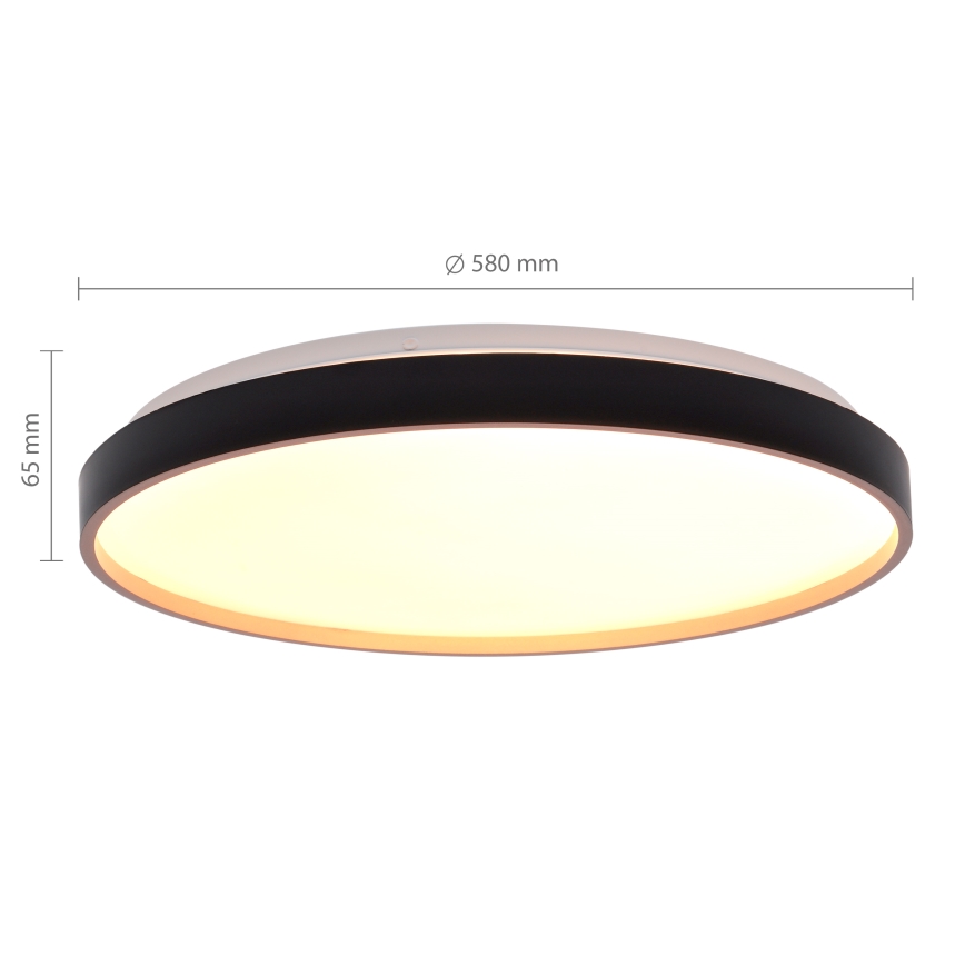 Brilagi - Luminária de teto LED dimerizável CALA LED/60W/230V 3000-6500K Ø 58 cm + controlo remoto
