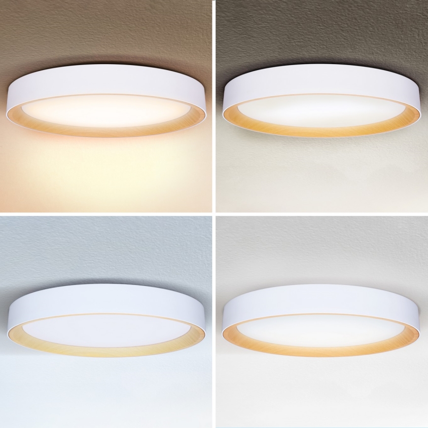 Brilagi - Candeeiro de tecto LED dimerizável LARIOS LED/72W/230V branco Ø 59 cm + controlo remoto