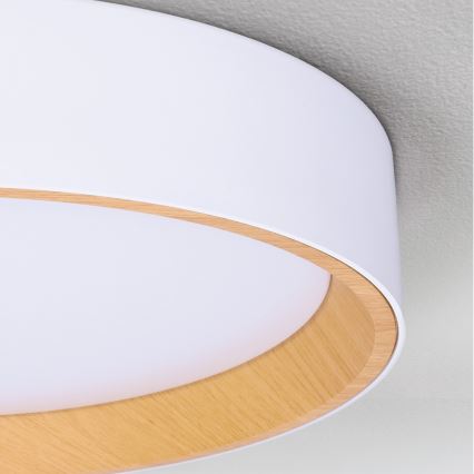 Brilagi - Candeeiro de tecto LED dimerizável LARIOS LED/72W/230V branco Ø 59 cm + controlo remoto