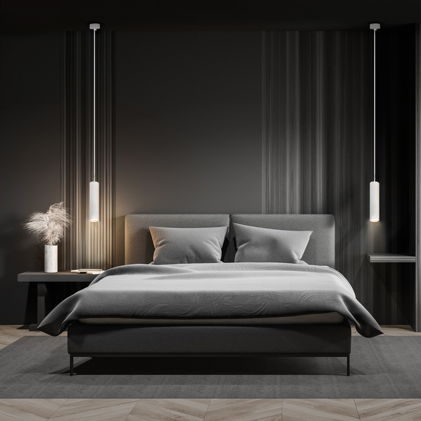 Brilagi - Lustre LED dimerizável suspenso por cabo SELE 1xGU10/6,5W/230V 2700-6500K branco