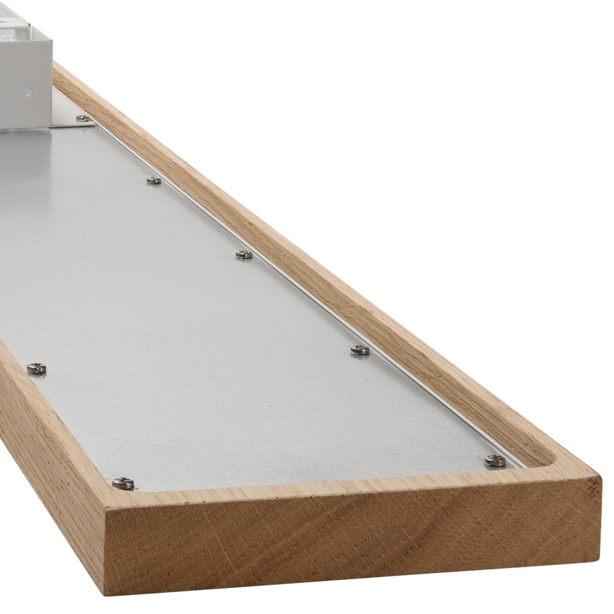 Brilagi - LED RGBW Painel com regulação WOODY FRAME LED/34W/230V 11,5x123 cm 2700-6500K carvalho + comando