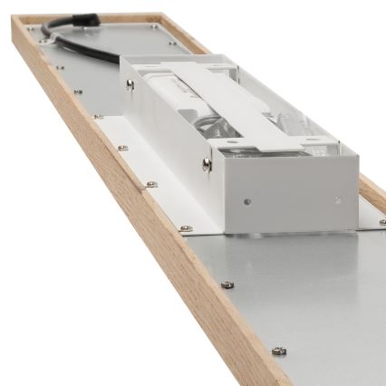 Brilagi - LED RGBW Painel com regulação WOODY FRAME LED/34W/230V 11,5x123 cm 2700-6500K carvalho + comando