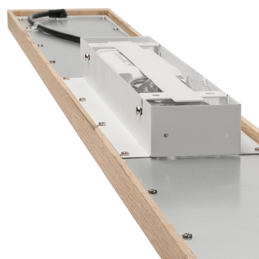 Brilagi - LED RGBW Painel com regulação WOODY FRAME LED/34W/230V 11,5x123 cm 2700-6500K carvalho + comando