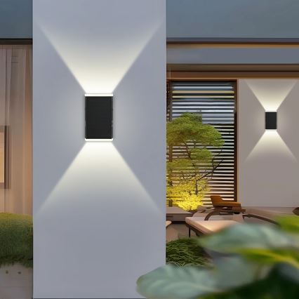 Brilagi - Luminária de parede solar LED SUN GUARD LED/2W/3,7V 2000 mAh IP45
