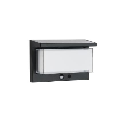 Brilagi - Luminária de parede solar LED com sensor SUN LUME LED/10W/3,7V 4000 mAh IP44
