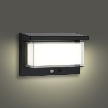 Brilagi - Luminária de parede solar LED com sensor SUN LUME LED/10W/3,7V 4000 mAh IP44