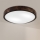 Brilagi - Luminária de teto CARVALHO SLIM SMOKEY 2xE27/60W/230V carvalho Ø 37,5 cm