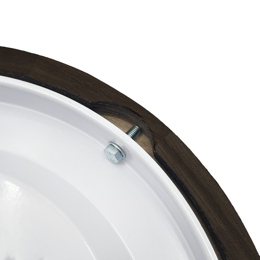 Brilagi - Luminária de teto CARVALHO SMOKEY 1xE27/60W/230V, carvalho, diâmetro 27,5 cm