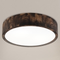 Brilagi - Luminária de teto CARVALHO SMOKEY 2xE27/60W/230V, carvalho, Ø 37,5 cm