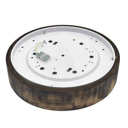 Brilagi - Luminária de teto CARVALHO SMOKEY 2xE27/60W/230V, carvalho, Ø 37,5 cm