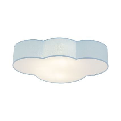 Brilagi - Luminária de teto infantil NIMBUS 4xE27/15W/230V azul