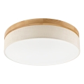 Brilagi - Luminária de teto LED BELLADONNA LED/36W/230V diâmetro 50 cm creme/ Carvalho