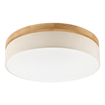 Brilagi - Luminária de teto LED BELLADONNA LED/36W/230V diâmetro 50 cm creme/ Carvalho