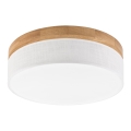 Brilagi - Luminária de teto LED BELLADONNA LED/36W/230V Ø 40 cm branca/cerne