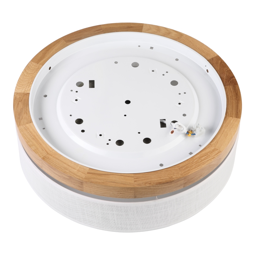 Brilagi - Luminária de teto LED BELLADONNA LED/36W/230V Ø 40 cm branca/cerne