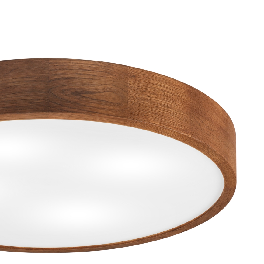 Brilagi - Luminária de teto LED CARVALHO 4xE27/60W/230V, acabamento carvalho/cerejeira, Ø 57,5 cm