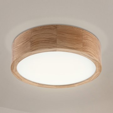 Brilagi - Luminária de teto LED CARVALHO LED/20W/230V, acabamento carvalho, Ø 27,5 cm