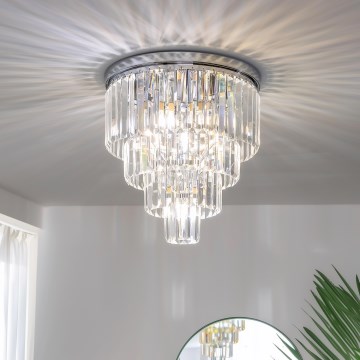 Brilagi - Luminária de teto LED com cristais JEWEL 5xG9/42W/230V Ø 40 cm