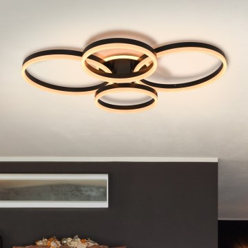 Brilagi - Luminária de teto LED dimável ORBITS LED/52W/230V 3000/4000/6000K + controlo remoto