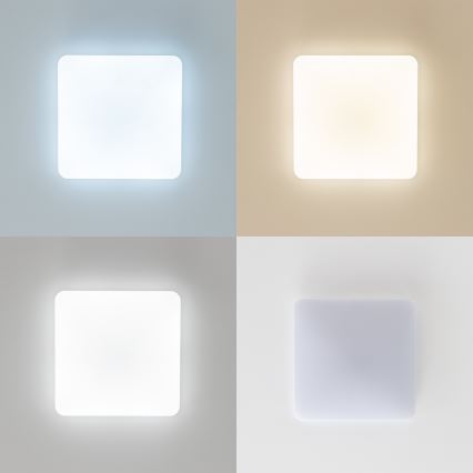 Brilagi - Candeeiro de tecto LED dimerizável OPAL LED/24W/230V 37,5x37,5 cm 3000/4000/6500K + comando remoto