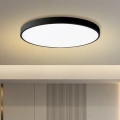 Brilagi - Luminária de teto LED dimerizável POOL SMART LED/128W/230V 3000-6000K diâmetro 100 cm Wi-Fi Tuya preta + comando remoto