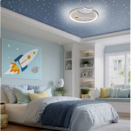 Brilagi - Luminária de teto LED dimmerizável ASTRO LED/20W/230V 3000/4000/6000K + controlo remoto