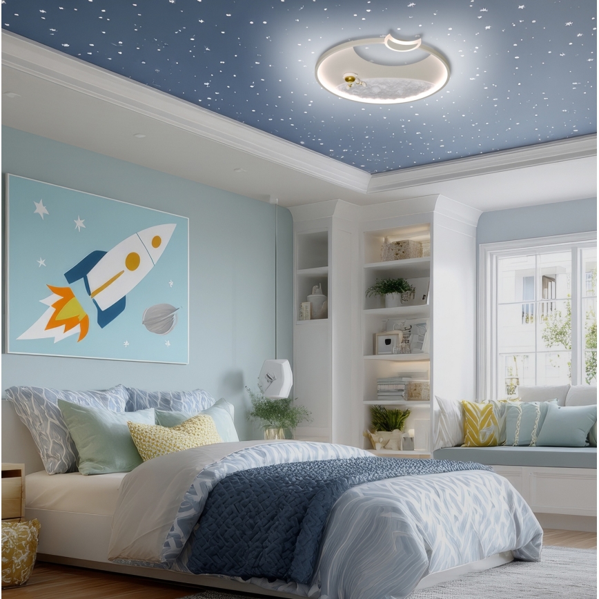 Brilagi - Luminária de teto LED dimmerizável ASTRO LED/20W/230V 3000/4000/6000K + controlo remoto