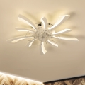 Brilagi - Luminária de teto LED dimmerizável com ventilador LED/50W/230V 3000-6500K branco + controlo remoto