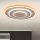 Brilagi - Luminária de teto LED dimmerizável MODERN LED/58W/230V 2700-6500K diâmetro 46,3 cm + controlo remoto