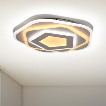 Brilagi - Luminária de teto LED dimmerizável MODERN LED/64W/230V 2700-6500K diâmetro 40 cm + controlo remoto