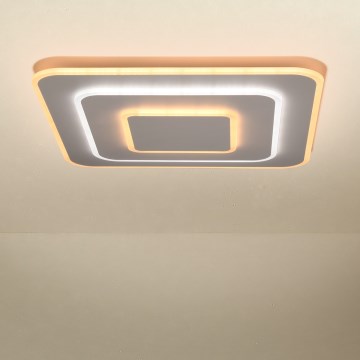 Brilagi - Luminária de teto LED dimmerizável MODERN LED/72W/230V 2700-6500K 46,6x46,6 cm + controlo remoto