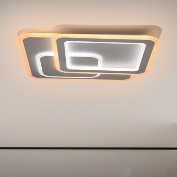 Brilagi - Luminária de teto LED dimmerizável MODERN LED/80W/230V 2700-6500K 52,5x52,5 cm + controlo remoto