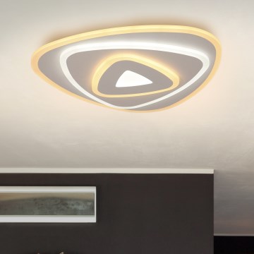 Brilagi - Luminária de teto LED dimmerizável MODERN MINI LED/45W/230V 3000/4000/6000K 30x30 cm + comando à distância