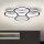 Brilagi - Luminária de teto LED dimmerizável ORELLI LED/53W/230V 3000/4000/6000K + comando à distância