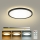 Brilagi - Luminária de teto LED dimmerizável ULTRA SLIM LED/18W/230V 2700-6500K diâmetro 30 cm preta + comando à distância