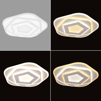 Brilagi - Luminária de teto LED dimmerizável MODERN MINI LED/53W/230V 3000/4000/6000K diâmetro 30 cm + controlo remoto