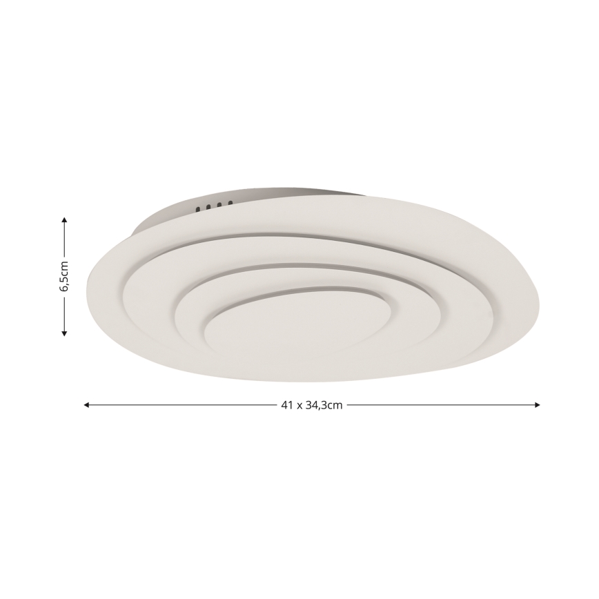 Brilagi - Luminária de teto LED dimmerizável MODERN MINI LED/65W/230V 3000/4000/6000K 41x34,3 cm + comando à distância