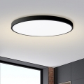 Brilagi - Luminária de teto LED POOL LED/180W/230V 3000/4500/6000K diâmetro 120 cm preta