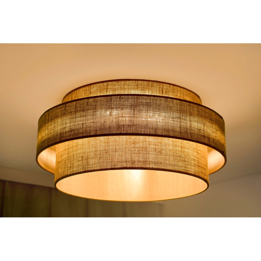 Brilagi - Luminária de Teto LED SPACE YUTE LED/12W/230V diâmetro 50 cm 3000K/4000K/6400K bege
