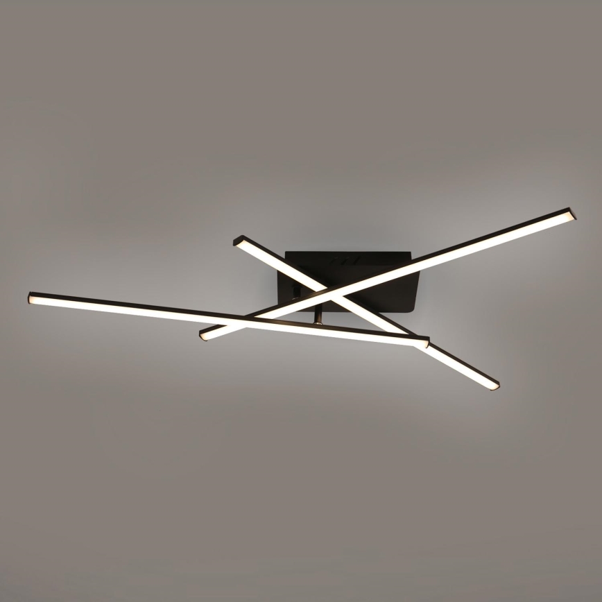 Brilagi - Luminária de teto LED STRIPES LED/30W/230V 51x78 cm preta